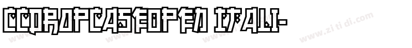 CCDropCaseOpen Itali字体转换